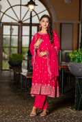 Women Printed Regular Kurta with Trousers & With Dupatta-TYOHAR