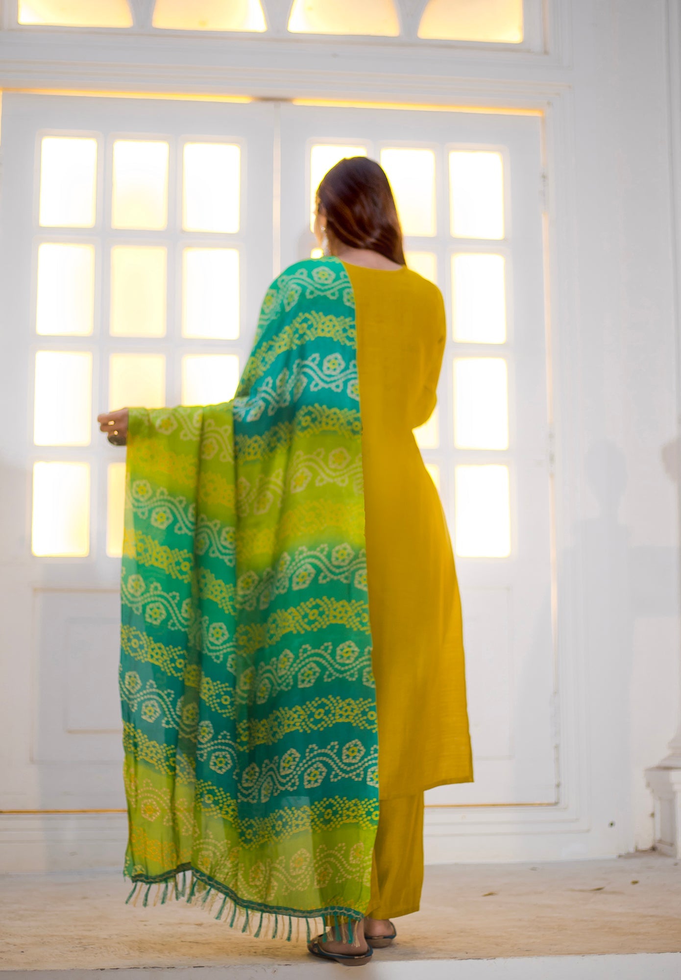 Women Viscos Weaving Straight Kurta With Pant And Dupatta Suit Set-NIKITA