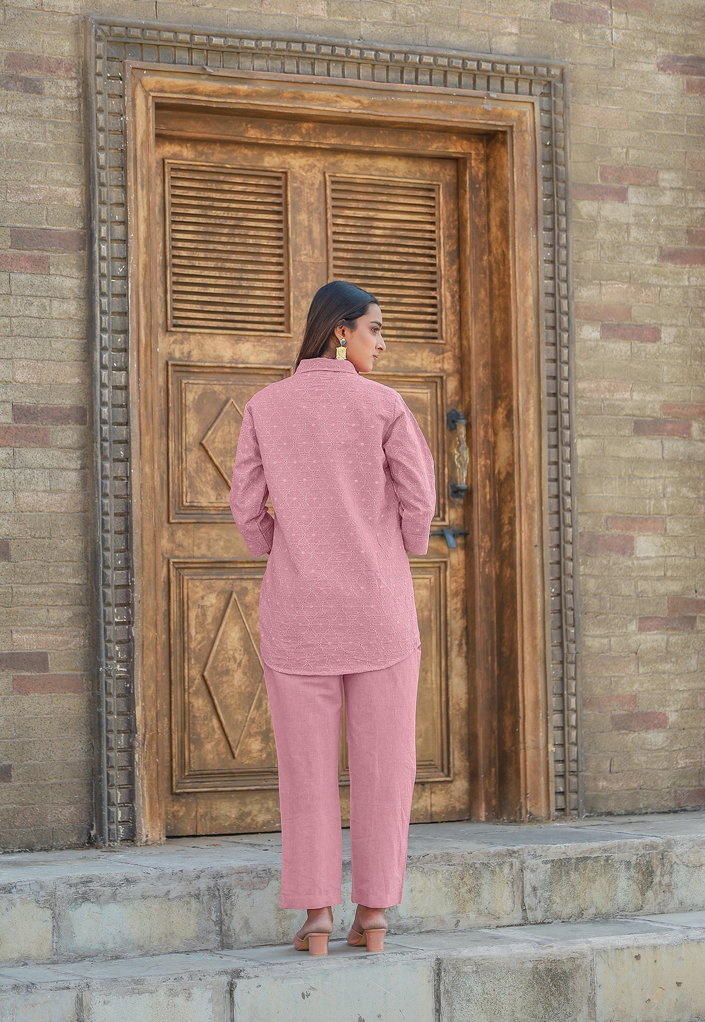 Women Shifli Cotton Casual Wear Co-Ord Set-VEENA