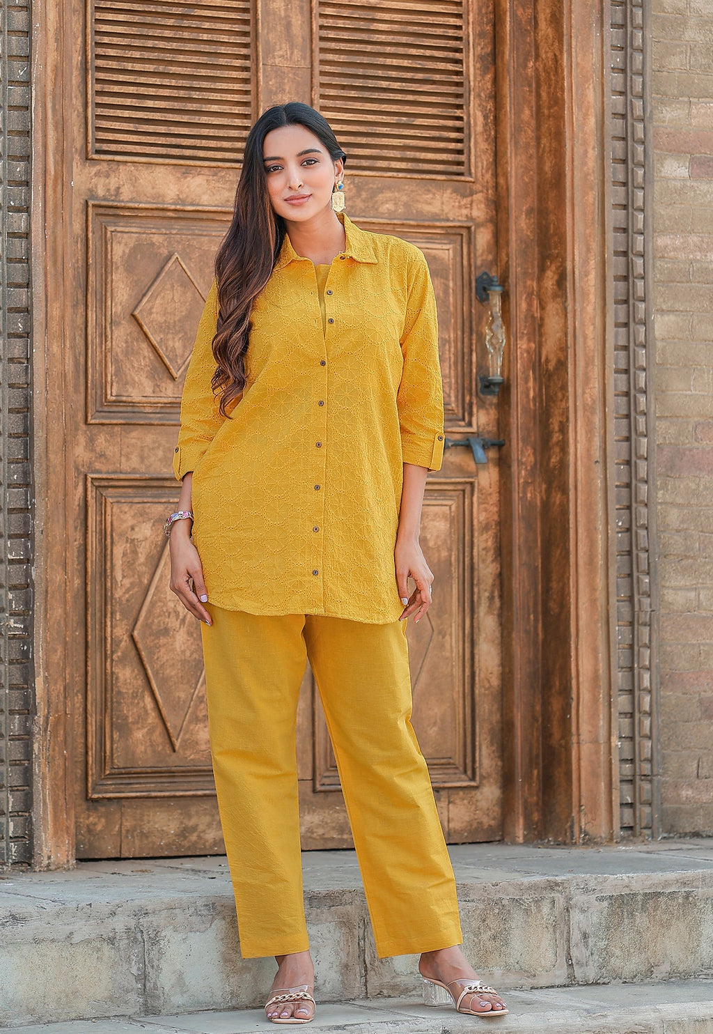 Women Shifli Cotton Casual Wear Co-Ord Set-VEENA