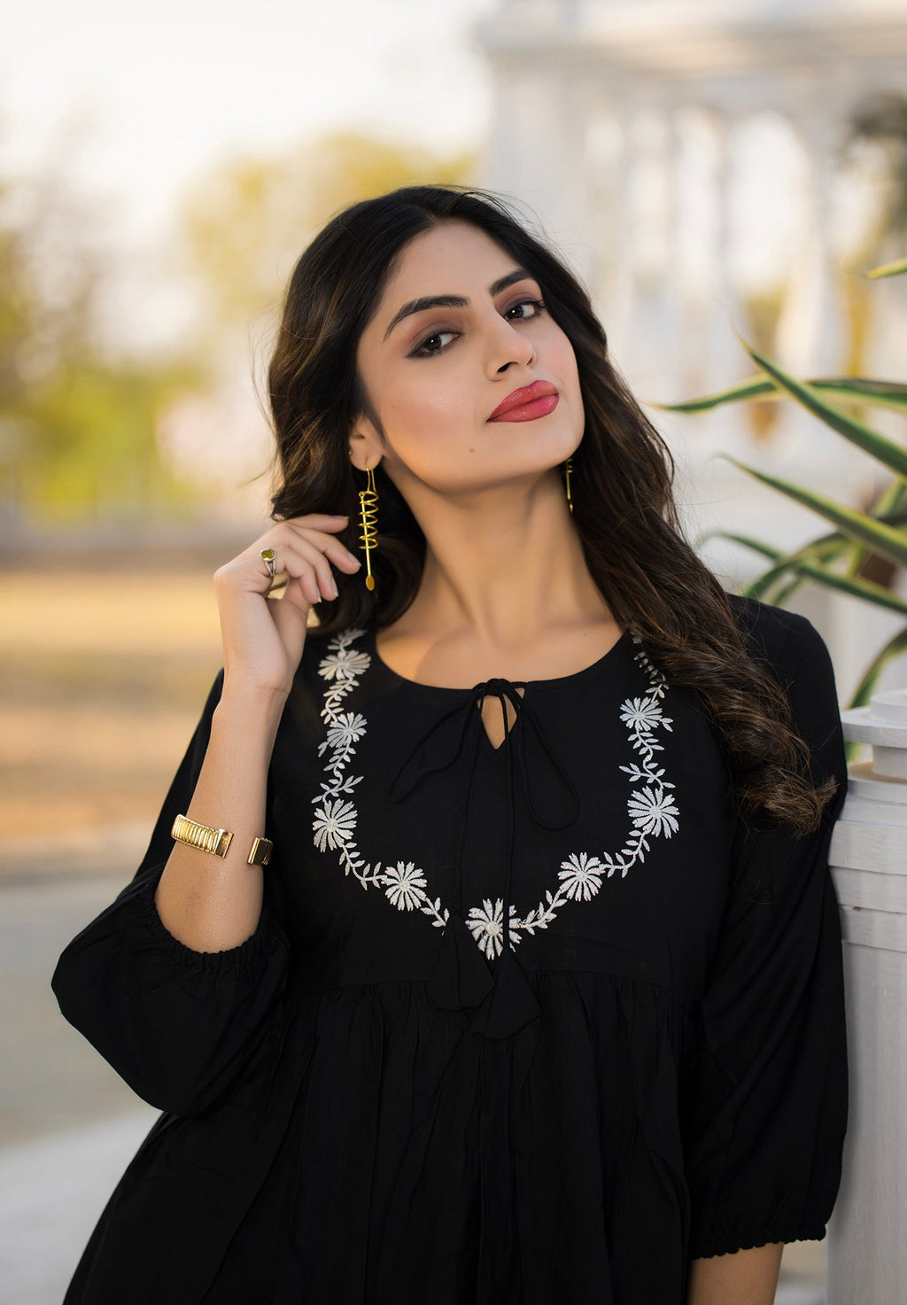 Women Rayon Comfortable and Stylish Kurta & Palazzo Set-ROZELLA