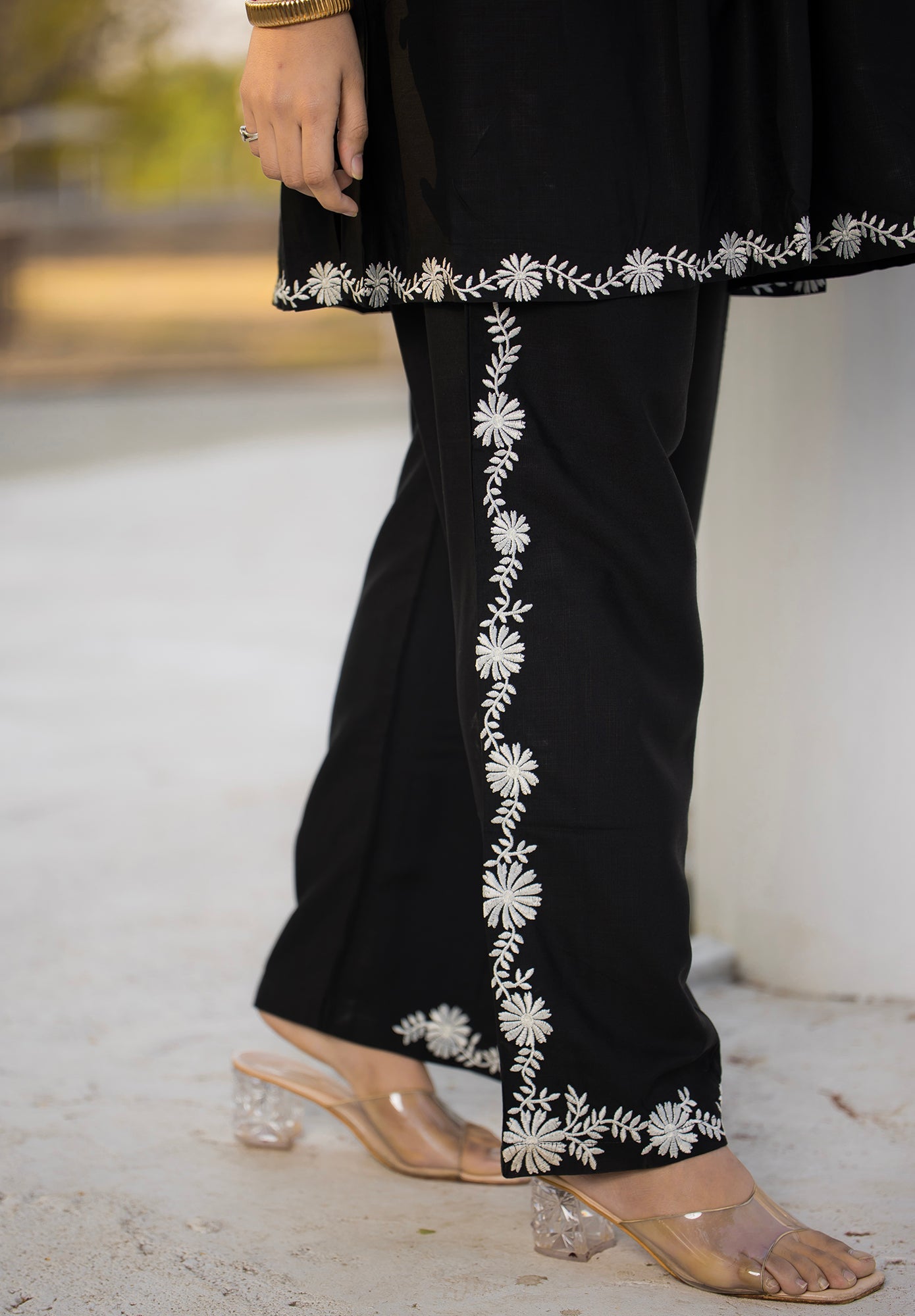 Women Rayon Comfortable and Stylish Kurta & Palazzo Set-ROZELLA