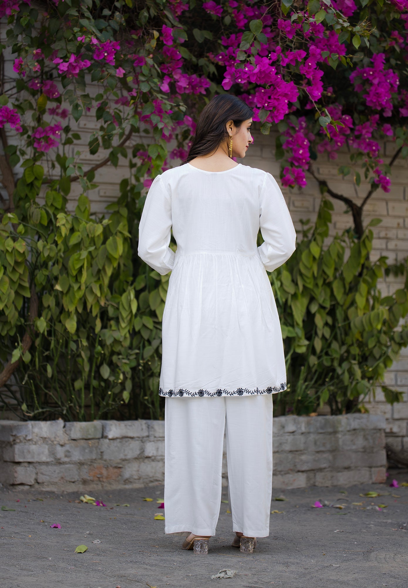 Women Rayon Comfortable and Stylish Kurta & Palazzo Set-ROZELLA