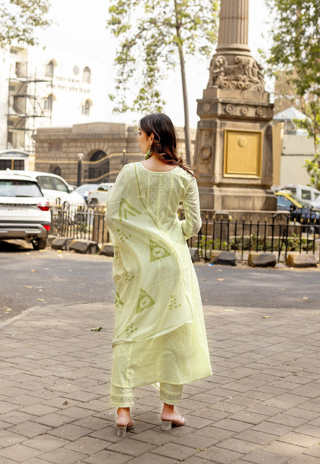 Women Embroidered Regular Work  Pure Cotton Kurta Set with Dupatta-CL-8043