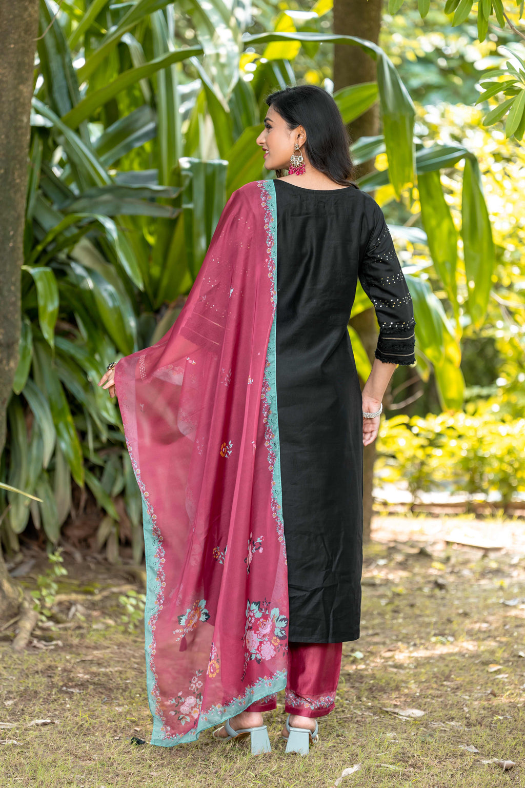 WOMEN STRAIGHT KURTA SET WITH DUPATTA-WG/1006