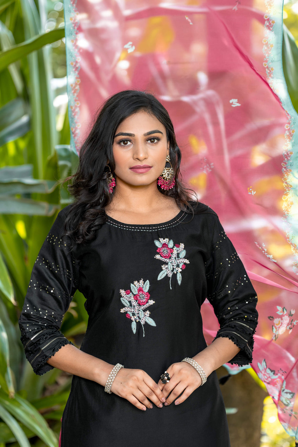 WOMEN STRAIGHT KURTA SET WITH DUPATTA-WG/1006